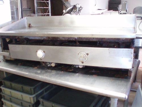 4 FT KEATING MIRACLEAN GAS GRILL GRIDDLE RESTAURANT 48X18&#034; SURFACE BAR DETROIT