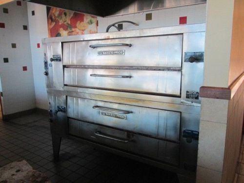 BAKERS PRIDE Y602 DOUBLE STACK PIZZA OVENS (CHEAP SHIPPING) (30 DAY WARRANTY)
