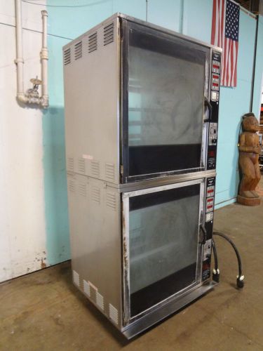 &#034;henny penny&#034; hd commercial digital scr-8 dbl.stack chicken/rib rotisserie oven for sale