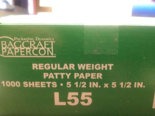 5.5&#034; x 5.5&#034; patty paper hamburger/deli ( 1,000 pop up sheets per box ) usa made for sale