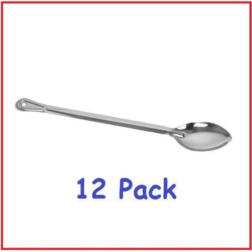 NEW (Pack of 12) 21&#034; Long Stainless Steel Solid Serving  Basting Spoon *Professi