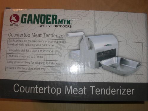 Gander Mountain Deluxe Stainless Steel Counter Top Meat Tenderizer SKU MT-401011