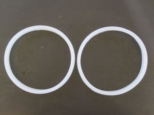 TWO replacement rubber gasket seal for manual sausage stuffer LEM Cabelas etc