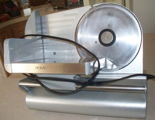 Kalorik Silver Meat Slicer AS 27222 Excellent Used Condition
