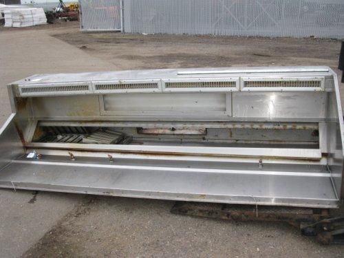 AQUA-MATIC LIGHTED SSTEEL 116&#034;x30.5 MAKEUP EXHAUST HOOD