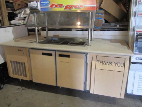 Refrigerated Food Bar~Huge Refrigerated Salad Bar~Custom Made