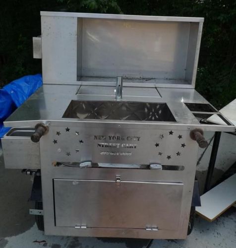 Stainless steel hot dog stand trailer hotdog cart for sale