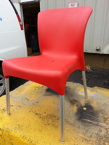 Cafe Style Red Chair