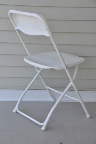 280 Commercial White Plastic Folding Chairs Wedding Office Chair Free Shipping