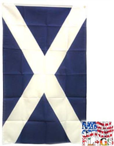 3x5 Scotland Cross of St. Andrew&#039;s Flag Andrews Flags