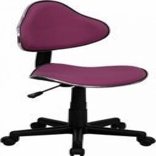 Flash Furniture BT-699-LAVENDER-GG Lavender Fabric Ergonomic Task Chair