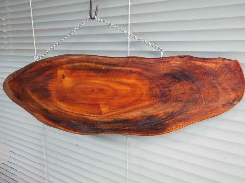 NATURAL LIVE EDGE WOODEN TROPICAL ZONE LUMBER HOME DECOR COLLECTIBLE BOARD No.10