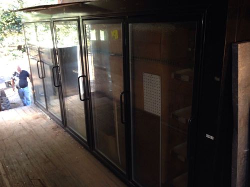 5 Door Floral Refrigerator Cooler Display Case Will Ship!