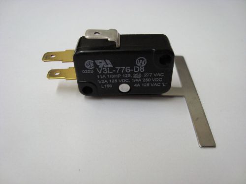 Microswitch   Limit Switch  11A,  V3L-776-D8  (2 piece lot) Alternate 9101124-02