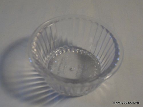 Lot of 48 1oz cap flute ramekin silite carlisle 8431   clear bpa free for sale