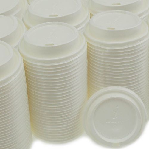 1000ct Insulair Plastic Coffee Cup Lids 12 &amp; 16 Oz Ounce Wholesale Bulk Lot Case