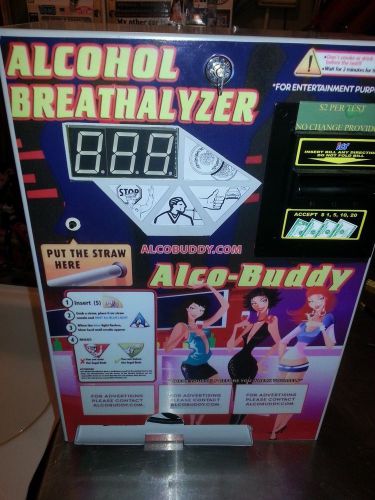 3 Alcobuddy vending breathalyzer machines!!
