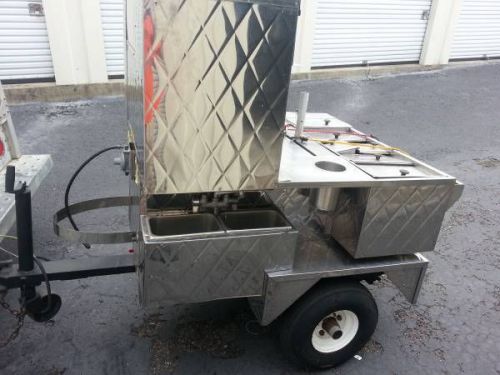 Custom Carts professional hot dog cart - many new parts
