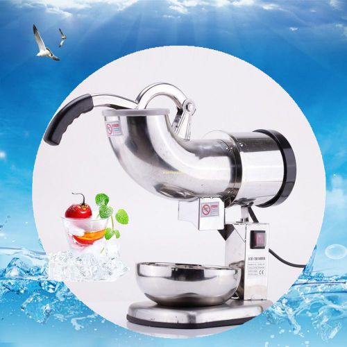 200W Ice Shaver Crusher Electric Machine Shaved Snow Cone Maker For Cold Drinks