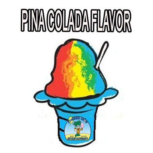 PINA COLADA MIX Snow CONE/SHAVED ICE Flavor QUART #1 CONCESSION SUPPLIES