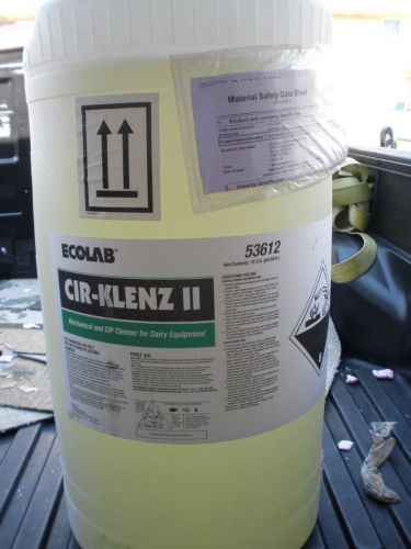 Ecolab cir-klenz pipe and tank cleaner concentrate 15 gal. for sale