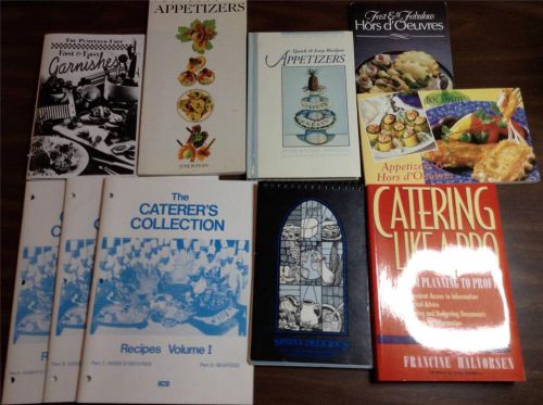CATERING and Appetizer book collection. All you need to know in one group