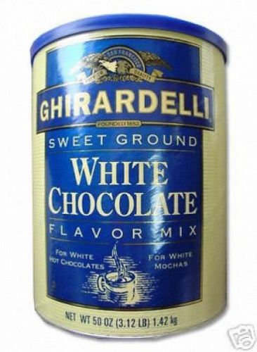 Ghirardelli Sweet Ground White Chocolate case of 6/3lbs
