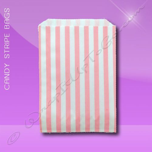 Candy Stripe Bags 7 x 9 – Pink Stripes