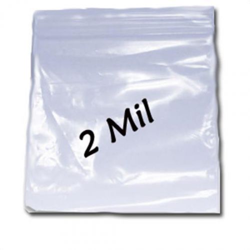 1000 Case 2&#034; x 3&#034; Zip Lock Ziplock Plastic Bags 2 MIL