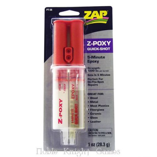 Zap-a-gap hobby supply z-poxy - quick-shot (1 oz.) mint for sale