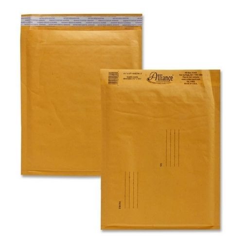 Alliance Rubber Compoany 10804 Envelopes No. 2 Bubble Cushioned 8-1/4inx12in