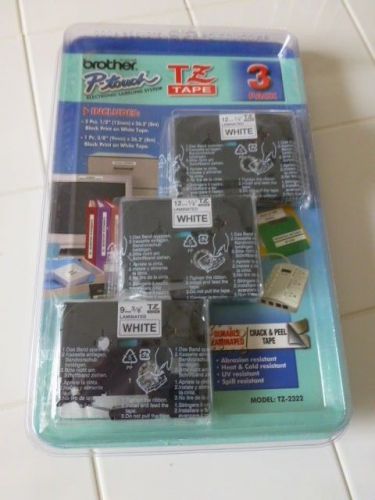 BROTHER TZ-2322 THREE (3) PACK- NEW IN PACKAGE