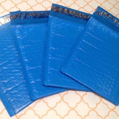 20 6x9 Blue Padded Bubble Mailers - Colored Self Adhesive Bubble Mailers