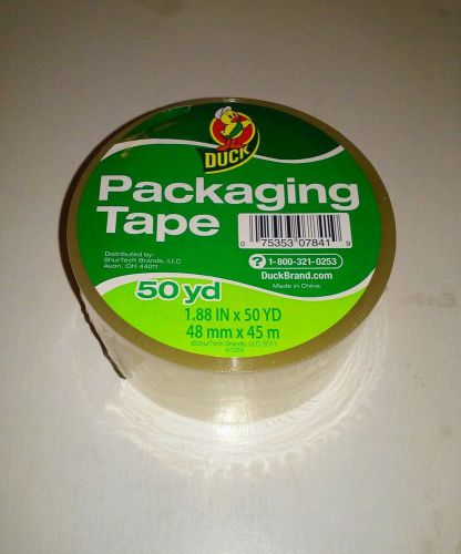 1 roll clear duct packaging packing  shipping tape 1.88&#034; x 50 yards new for sale