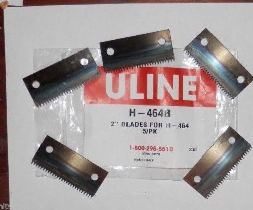 Uline H-464B 5 Pk 2&#034; Blades for H-464 Dispenser Brand New in Pkg ~ Free Shipping