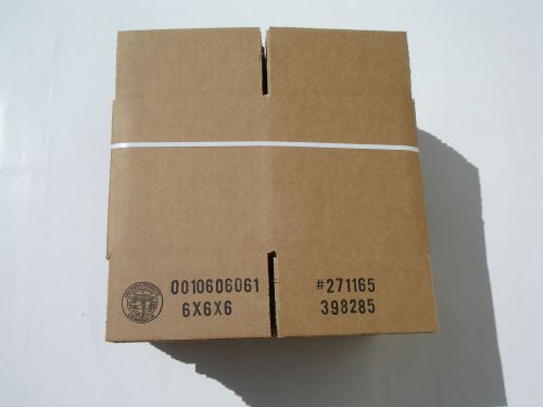 25- 6x6x6 Cardboard Box Mailing Packing Shipping Moving Boxes Corrugated Cartons