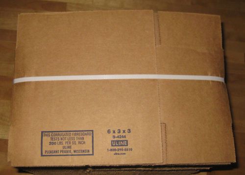 5 boxes 6x3x3&#034; Packing Shipping Cartons Corrugated Boxes