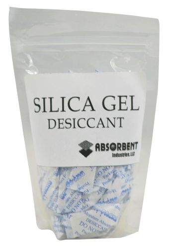2 gram X 50 PK Silica Gel Desiccant Moisture Absorber-FDA Compliant Food Safe