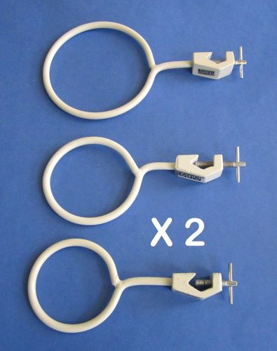 Funnel ring/retort clamp holder set of 6,supports and clamps,glassware handling, for sale