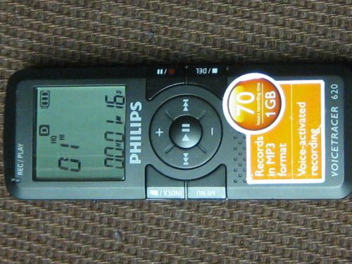 Philips Voice tracer 620, Voice Recorder  1GB 70 hours record time