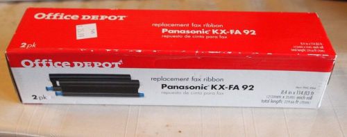 Panasonic KX-FA 92 replacement ribbons (two per box)