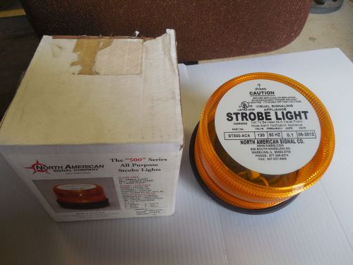 New north american signal strobe light st500-aca 120v 60hz 0.1a 0.1 a amp for sale