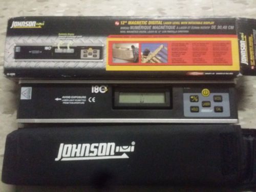 Johnson Level and Tool 40-6080 12&#034; Magnetic Digital Laser Level