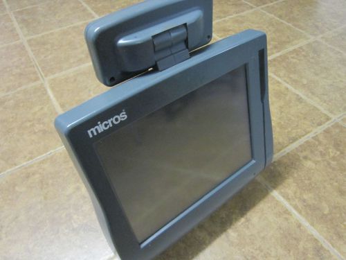 Micros Workstation 4 LX Touch Screen Terminal System w/ LCD Display 400714-001