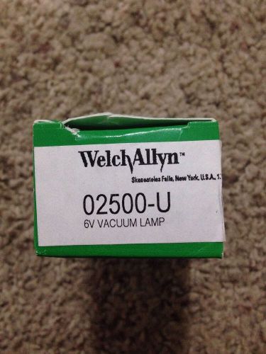 Welch allyn 2500-u 6v vacuum lamp for sale