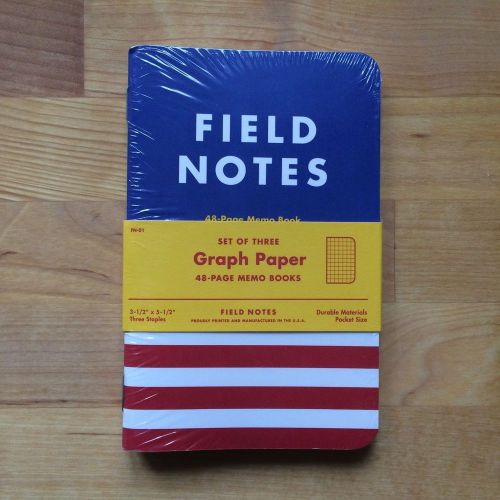 Field Notes Coal x DDC USA | NEW Sealed 3-Pack SOLD OUT