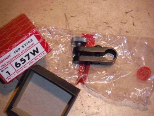 NEW OLD STOCK STARRETT 657W FINE ADJUSTMENT ADAPTER FOR INDICATOR STAND