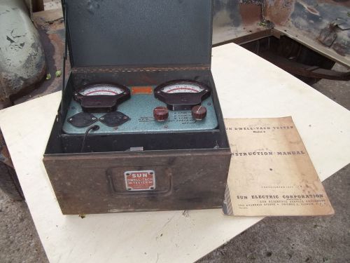 Vintage sun tach and dwell tester 1944 for sale