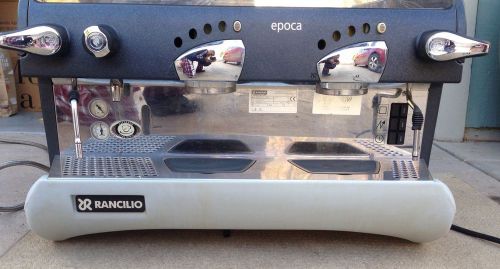 Rancilio Epoca S 2 gr. 2 Cups Espresso Machine - Silver Grey