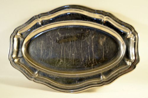 Metal Stainless Steel, Oval Dish, Serving Dish